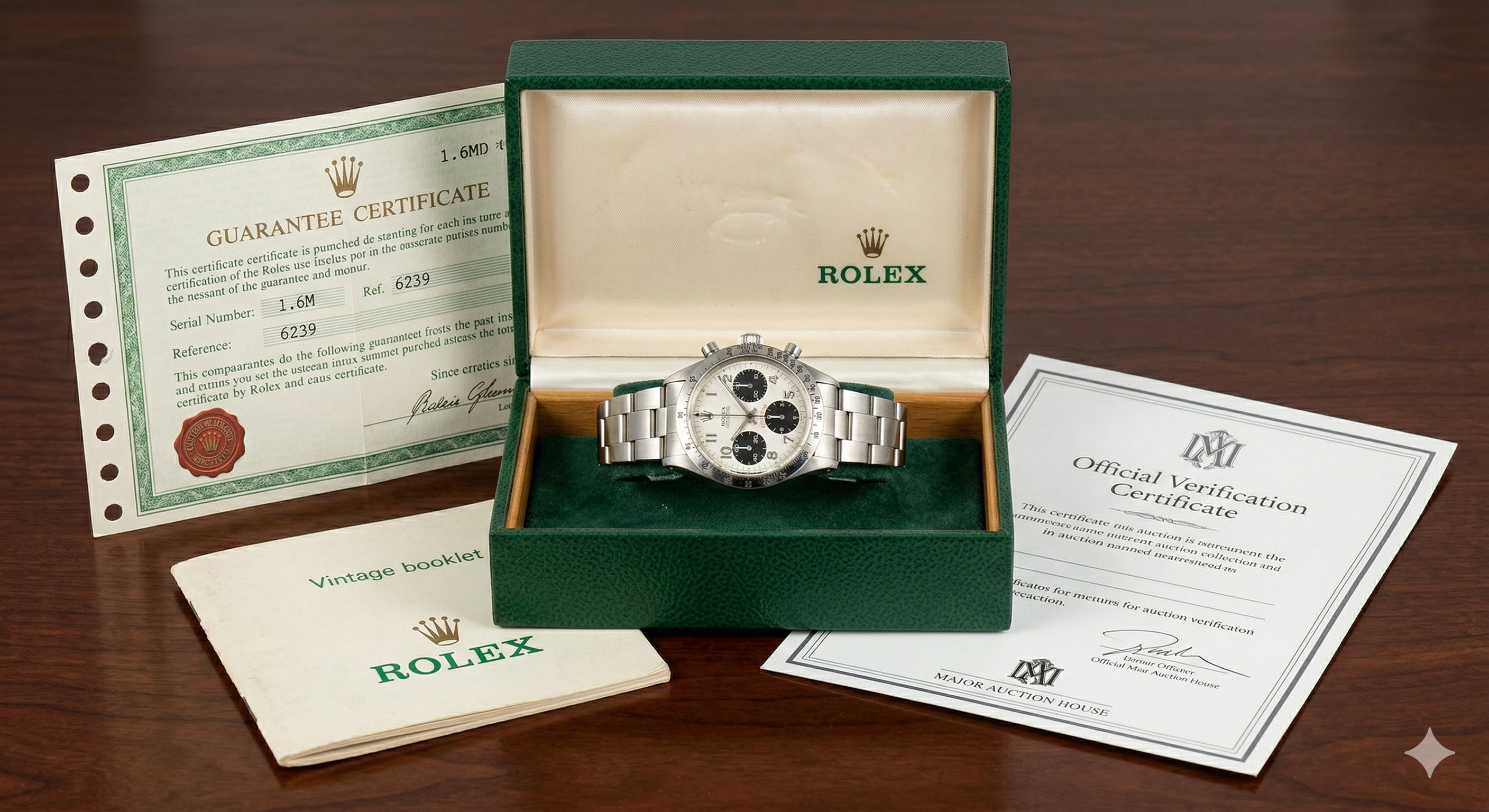 Exceptional and Rare Vintage 1960s Rolex Daytona 'Paul Newman'