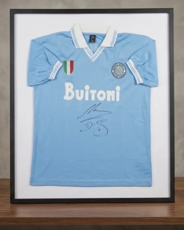 Very Rare Napoli 1984 Shirt — Signed by Diego Maradona