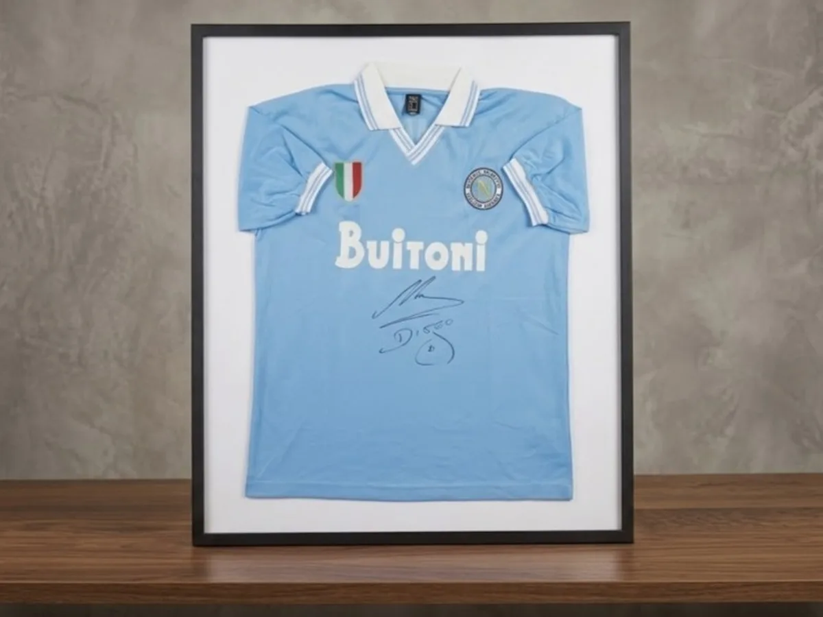 Very Rare Napoli 1984 Shirt — Signed by Diego Maradona