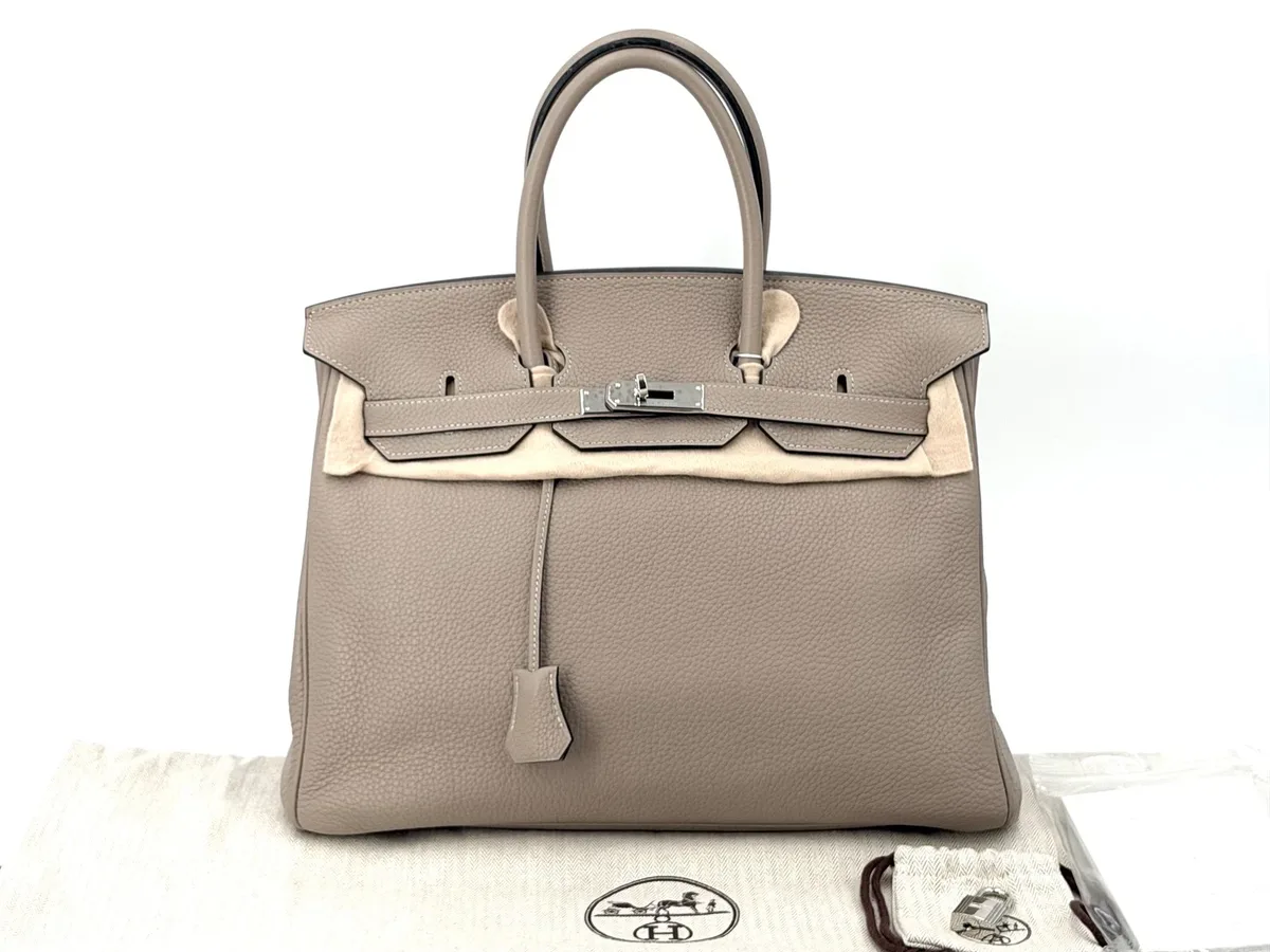 Hermes Birkin 35 Gris Tourterelle Togo Leather