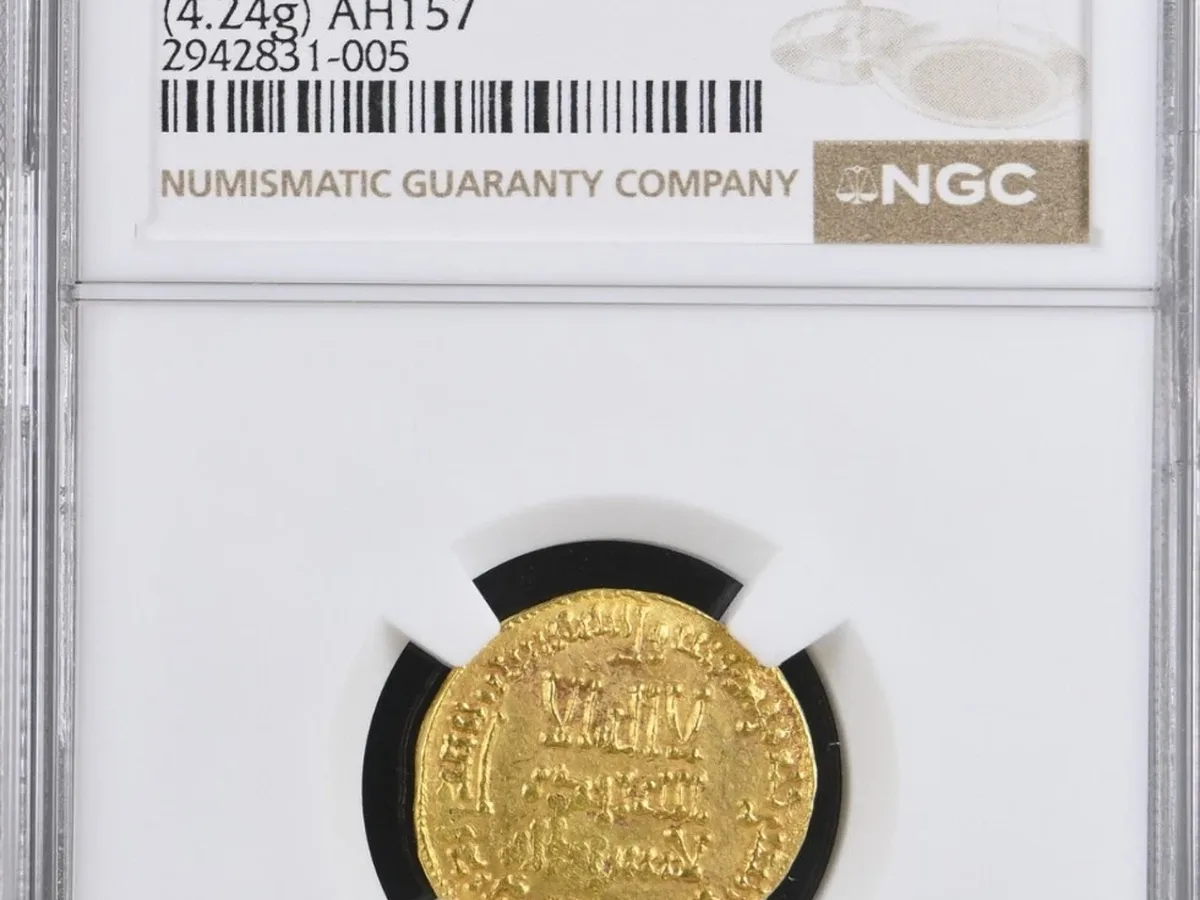 Abbasid Gold Dinar – Caliph Al-Mansur (AH 136–158 / 754–775 CE)