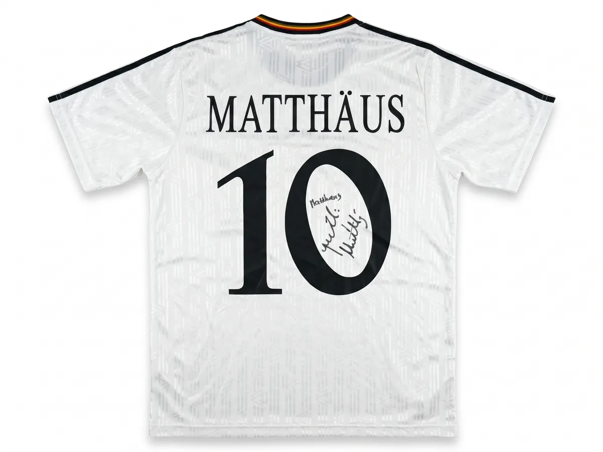 Lothar Matthäus Signed Germany National Team 1996 Jersey
