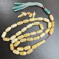 Royal White Baltic Amber Misbah —  (53g)