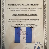 Jersey Signed by Diego Maradona - Argentina 1986 World Cup No. 10