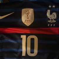 Legendary collection of 3 authentic national team jerseys signed by Ronaldo, Mbappe, Yamal, and Pedri